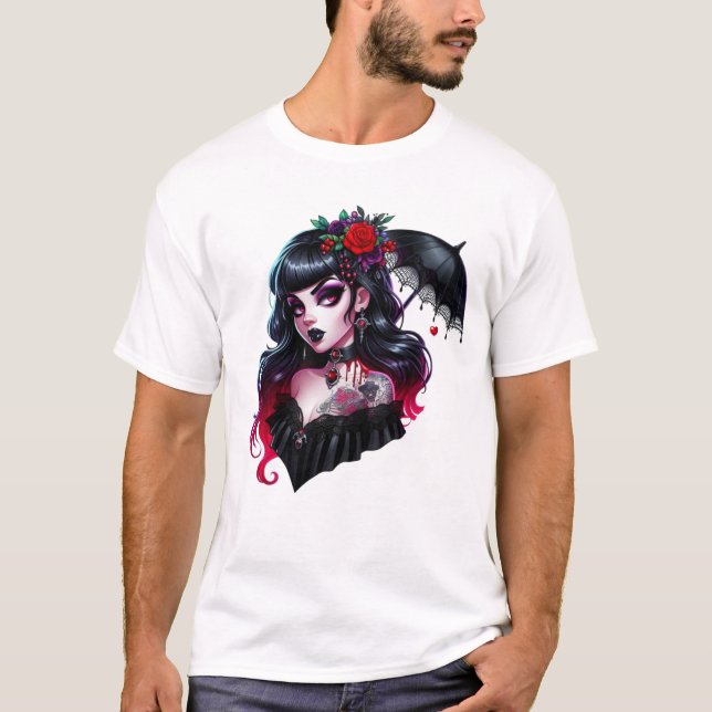 Bewitched in Vintage Style T-Shirt (Front)