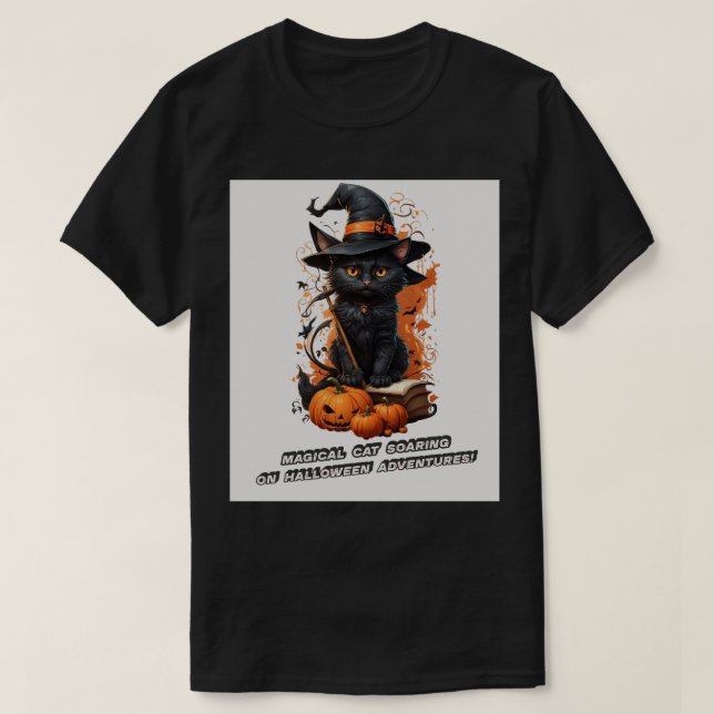 Bewitched Kitty T-Shirt (Design Front)