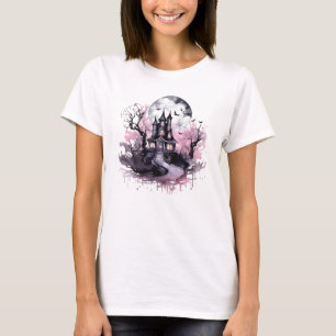 Bewitched Mansion: Spooky-Themed Decor T-Shirt