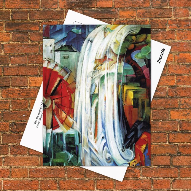 Bewitched Mill Franz Marc Abstract Postcard (Creator Uploaded)