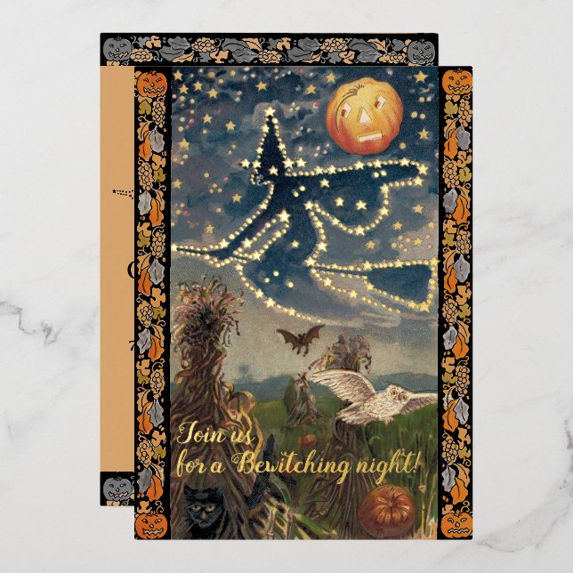 Bewitched Starry Night Halloween (Front/Back)