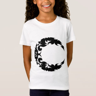 Bewitching Black Crescent Moon Silhouette T-Shirt