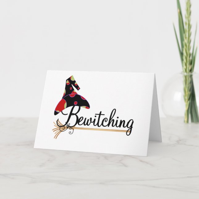 Bewitching Halloween Tshirts and Gifts Card (Front)