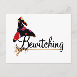 Bewitching Halloween Tshirts and Gifts Postcard