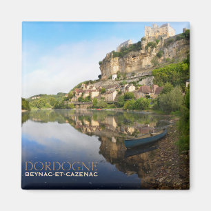 Beynac-et-Cazenac and Dordogne river text magnet
