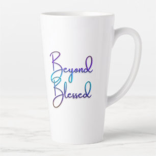 Beyond Blessed Gratitude Thankful Latte Mug