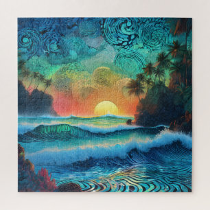 Beyond Blues Seascape Jigsaw Puzzle