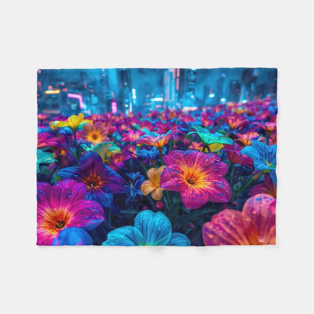 Beyond Colourful Fleece Blanket (Front (Horizontal))
