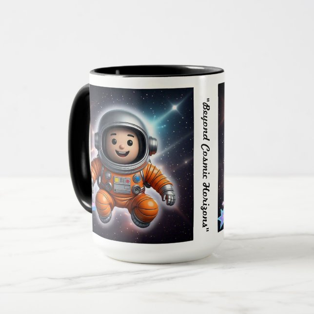 "Beyond Cosmic Horizons" Mug (Front Left)