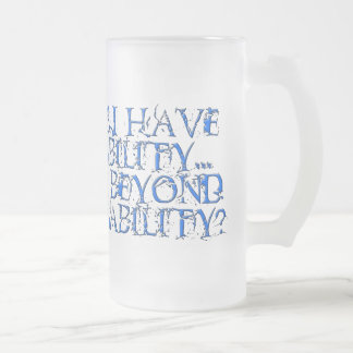 Beyond Frosted Glass Beer Mug