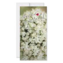 Beyond Grateful Tall Flat Thank You Cards