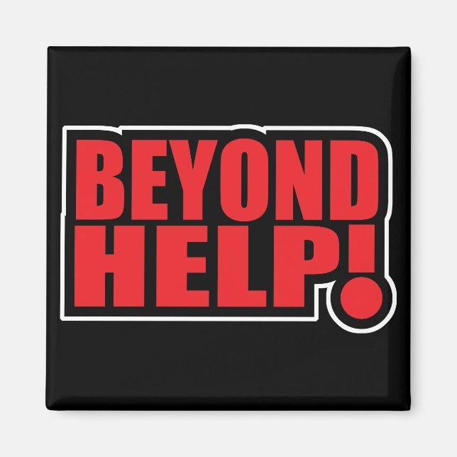 beyond help magnet (Front)