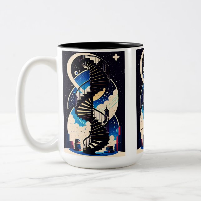 Beyond Imagination Two-Tone Coffee Mug (Left)