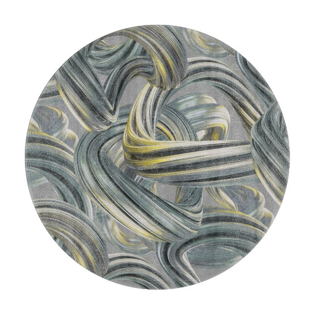 beyond infinity - silver and gold : cutting board (Front)