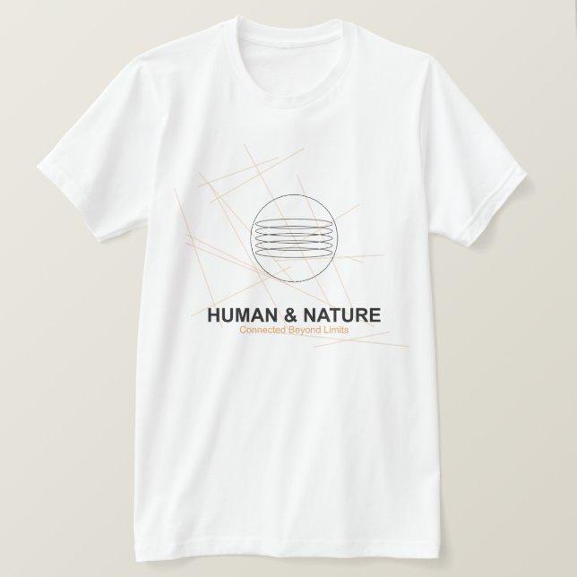 Beyond Limits – Human, Urban & Nature Connected T-Shirt (Design Front)