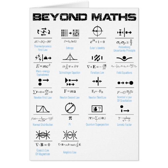 Beyond Maths | Zazzle.co.uk