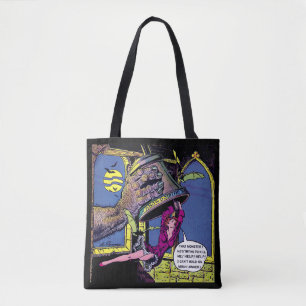 Beyond Monster Hand & Lady Horror Vintage Comics Tote Bag