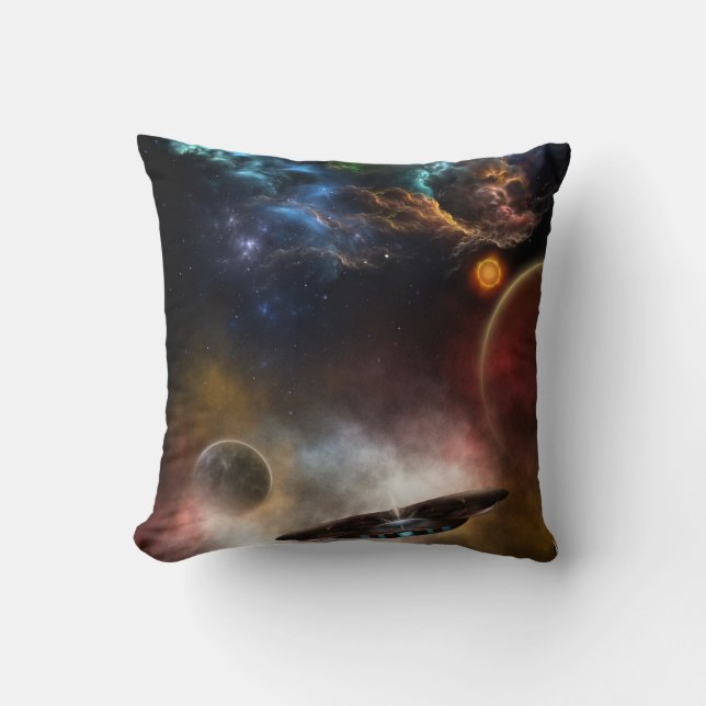 Beyond Space & Time	 Fractal Art Cushion (Front)