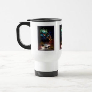 Beyond Space & Time Fractal Art II Spacescape Travel Mug