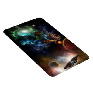 Beyond Space & Time	 Fractal Art Magnet