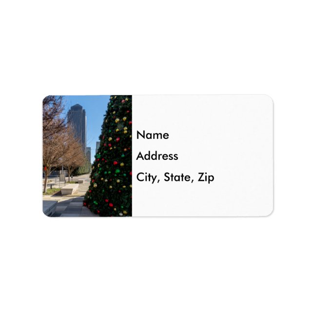 Beyond The Dallas Christmas Tree Label (Front)