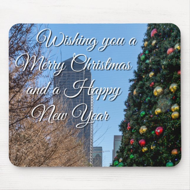 Beyond The Dallas Christmas Tree Mouse Mat (Front)