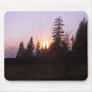 Beyond the fence... mouse mat