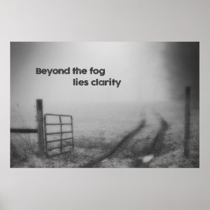 Beyond the Fog is Clarity Poster