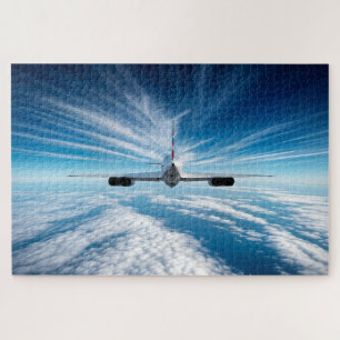 Beyond the Horizon: Concorde from Behind Difficult Jigsaw Puzzle