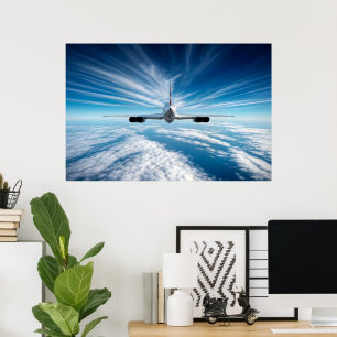 Beyond the Horizon: Concorde from Behind Poster