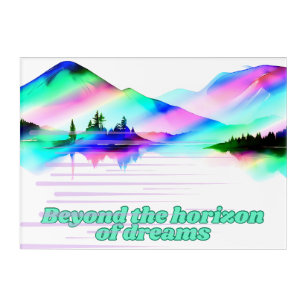 Beyond the Horizon of Dreams,Psychedelic Wall Art