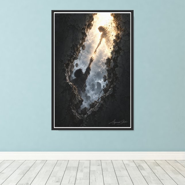 Beyond the Light Canvas Print (Insitu(Wood Floor))