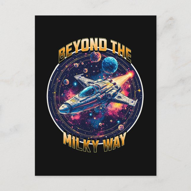 Beyond the Milky Way Postcard (Front)