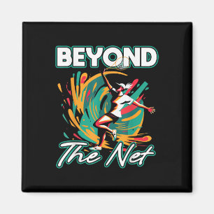 Beyond The Net Badminton Player Athletic Leisurewe Magnet