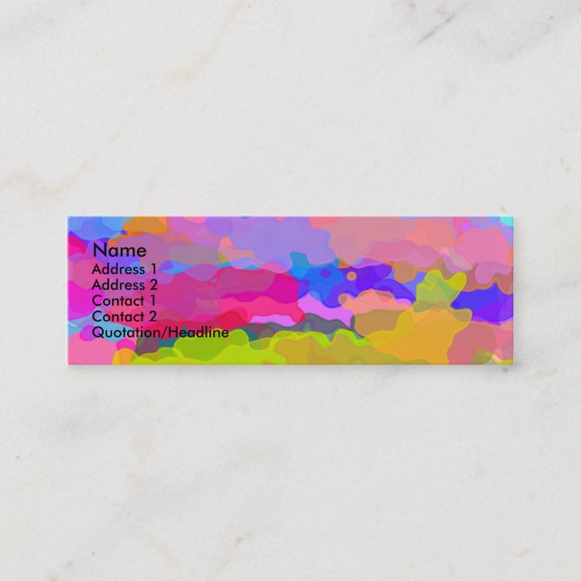 Beyond The Rainbow Profile Card (Front)