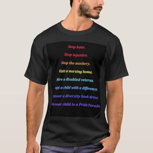Beyond the Rainbow: What We Can Do for Diversity T-Shirt (Front)