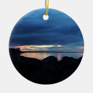 Beyond the Rocks Ceramic Tree Decoration