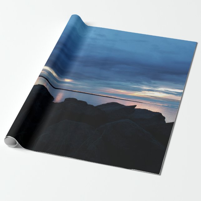 Beyond the Rocks Wrapping Paper (Unrolled)