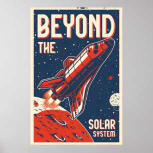 Beyond the Solar System Space Travel Poster Print