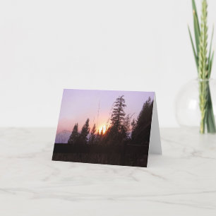 Beyond the trees...... card