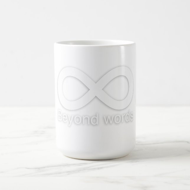 Beyond words coffee mug (Center)