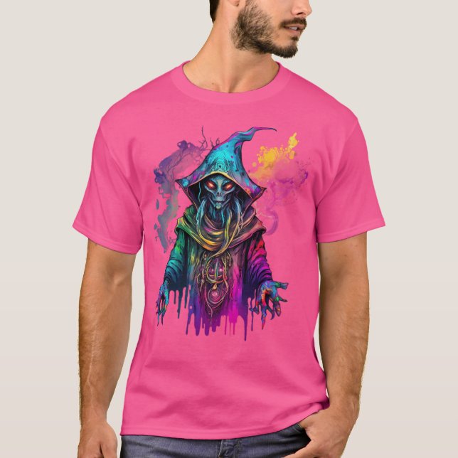 Beyond Worlds Unleash The Cosmic Sorcery T-Shirt (Front)