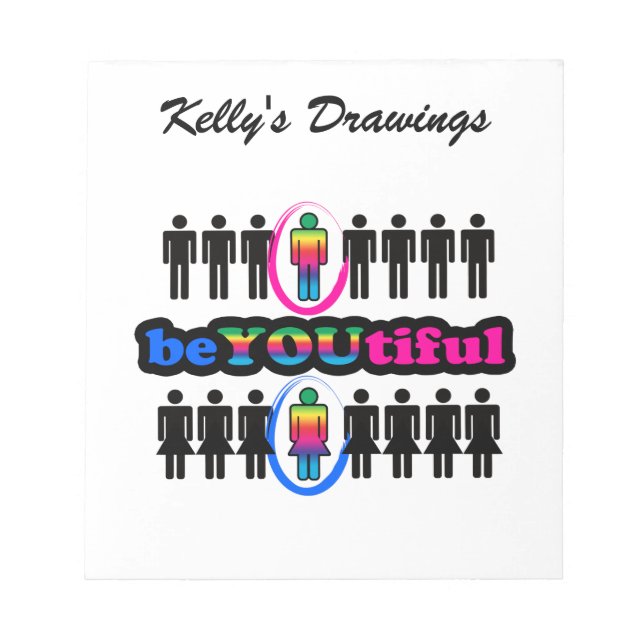 BeYOUtiful And Gay Notepad (Front)