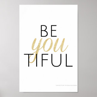 beYOUtiful Poster