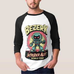 Bezerk Intruder Alert World Tour Retro Arcade T-Shirt