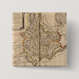 Beziers France 15 Cm Square Badge
