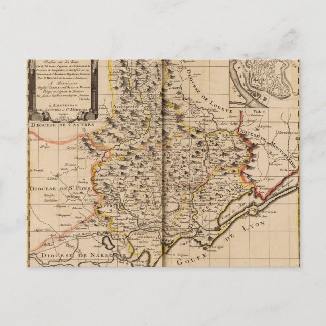 Beziers France Postcard (Front)