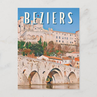 Béziers Photo Vintage Postcard