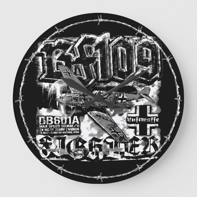 Bf 109 large clock (Front)
