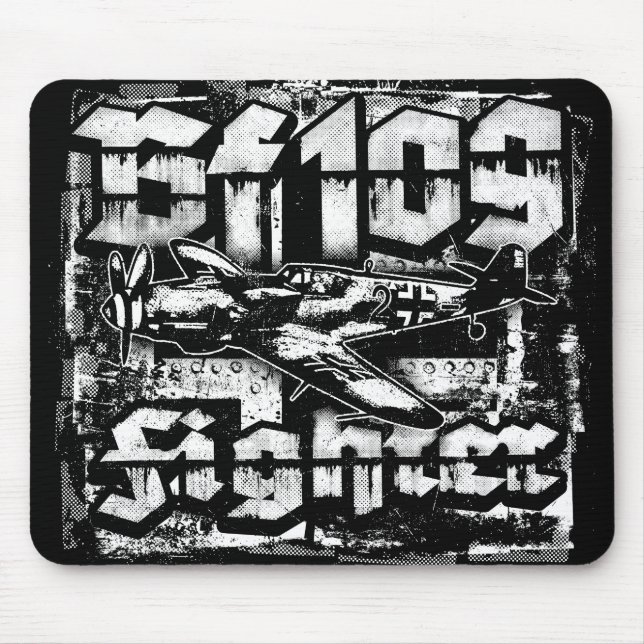 Bf 109 Mouse Pad Mousepad (Front)